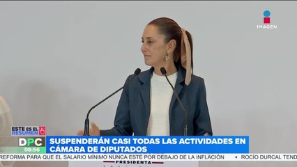 La Cámara de Diputados suspenderá actividades por toma de protesta