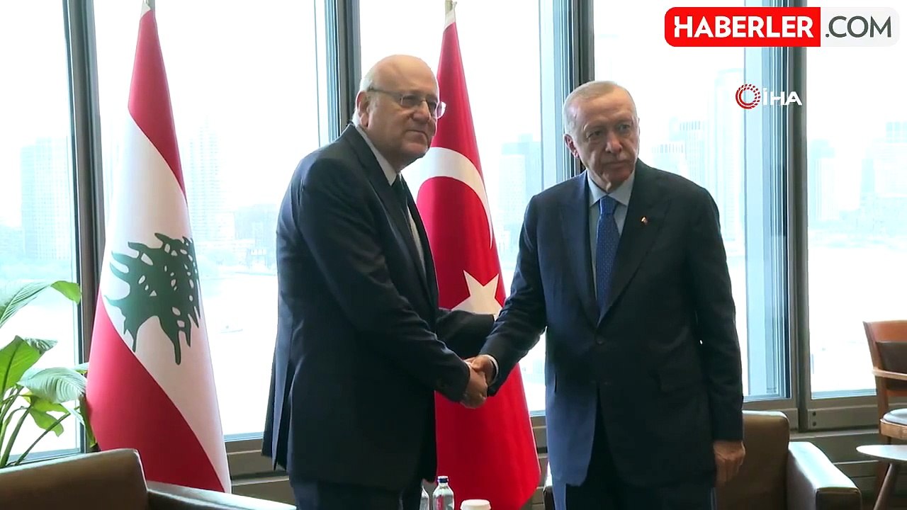 Cumhurbaşkanı Erdoğan, Lübnan Başbakanı Mikati'yi kabul etti