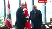 Cumhurbaşkanı Erdoğan, Lübnan Başbakanı Mikati ile Görüştü