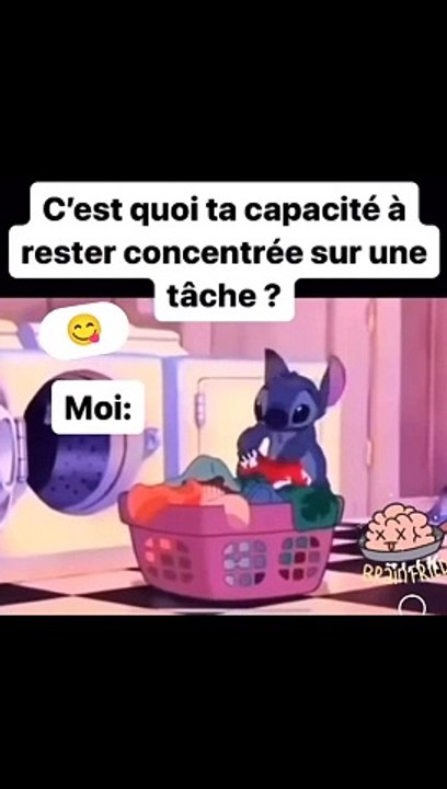 C'est quoi ta capacité à rester concentrée sur une tâche ?