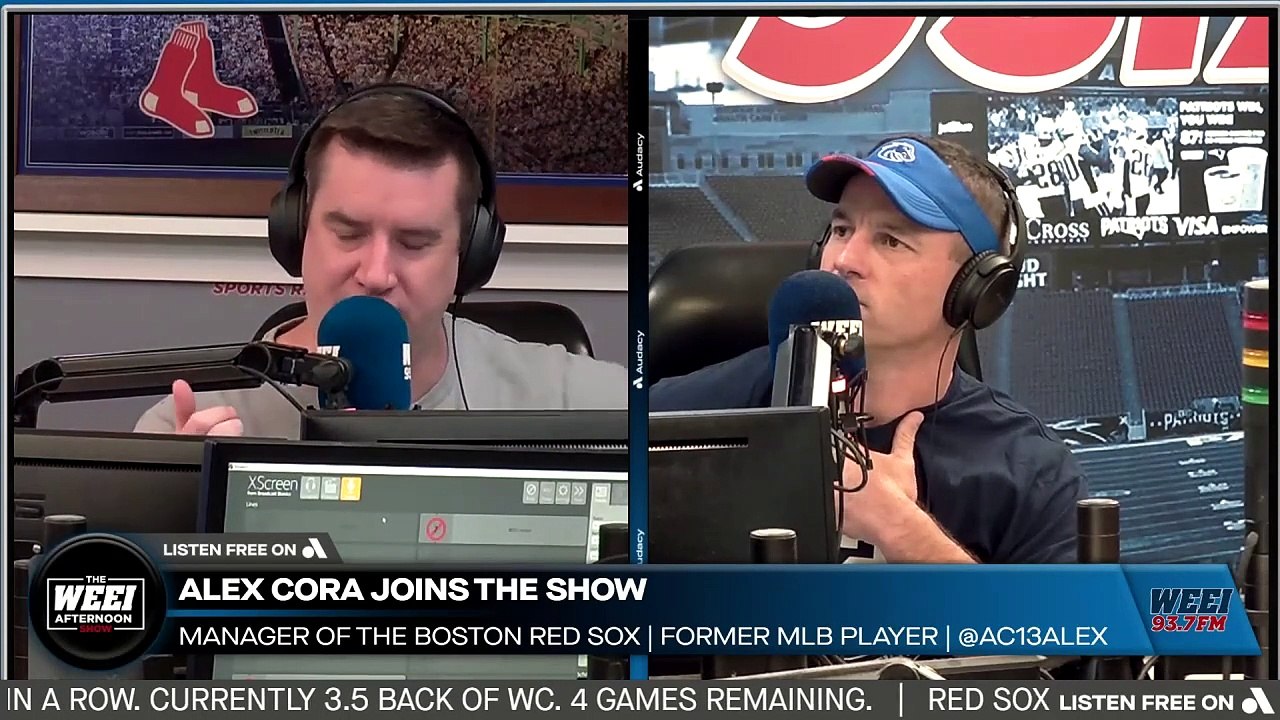 WEEI Afternoon Show: Alex Cora says the Red Sox will be a force again sooner rather than later
