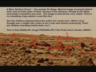 Fantastic New Discovery, Mars Humans Large Group