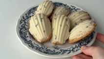 Delicious French Lavender and Lemon Madeleines come to life in this satisfying baking video