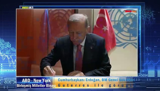 Cumhurbaşkanı Erdoğan, BM Genel Sekreteri Guterres ile görüştü