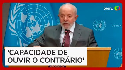 Lula rebate críticas de Zelensky ao Brasil na ONU: 'O que ele não está conseguindo fazer é a paz'