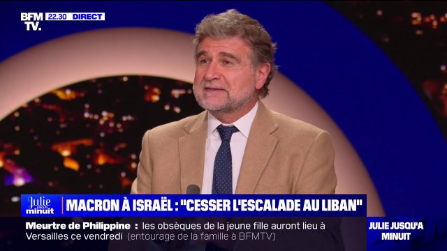Emmanuel Macron à l'ONU: C'est important de rappeler la position française: la nécessité absolue d'un cessez-le-feu, non seulement au Liban, mais aussi à Gaza où la guerre continue , note Ulysse Gosset