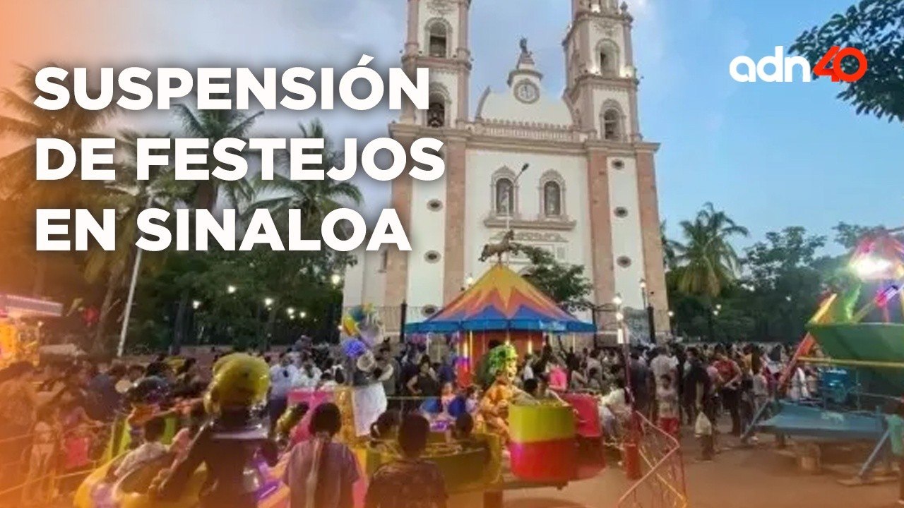 Continúa la suspensión de eventos y festejos en Sinaloa debido a enfrentamientos