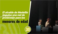 El alcalde de Medellín impulsa una red de protección para los menores de edad