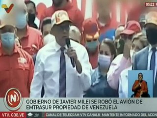 Autoridades argentinas continúan sin asumir el robo del avión de Emtrasur