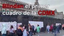 El Zócalo y Palacio Nacional, blindados ante marchas por Ayotzinapa