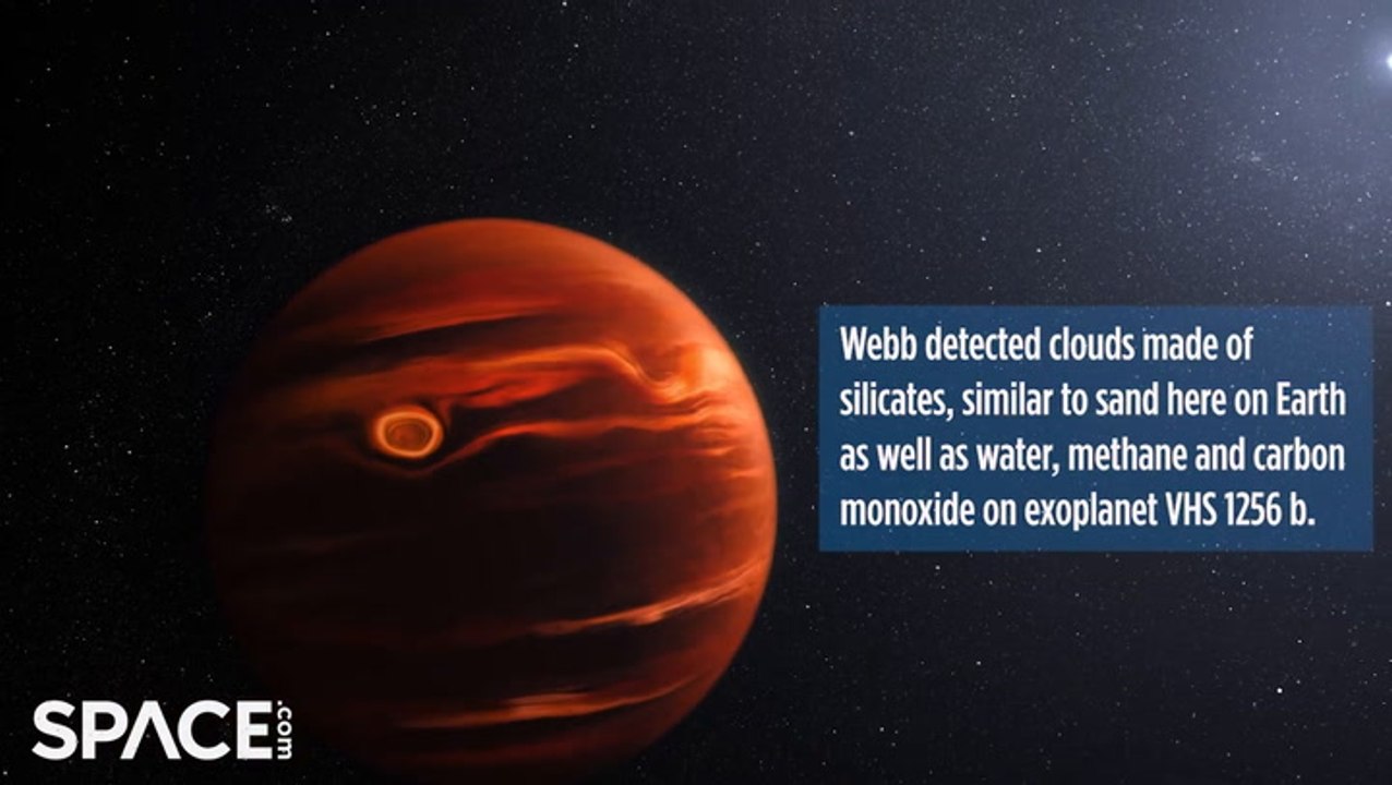 James b Telescope Detected Turbulent Clouds On Huge That