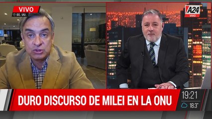 LA REPERCUSIÓN EN EL EXTERIOR DEL DISCURSO DE MILEI EN LA ONU
