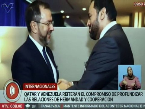 Venezuela y Qatar reafirman el compromiso de las relaciones de hermandad y cooperación