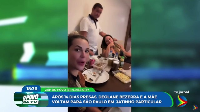 Deolane Bezerra volta para São Paulo em jatinho particular