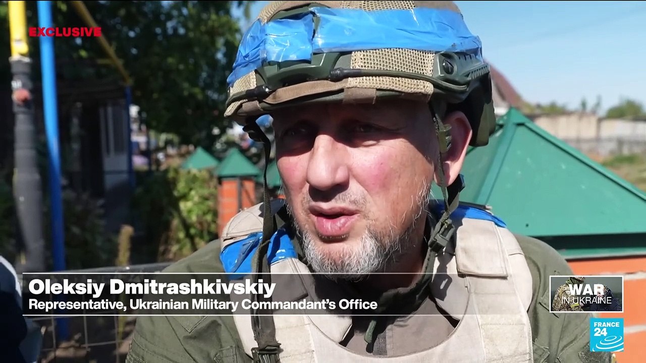 Catherine Norris Trent takes us to frontlines of Ukrainian-controlled towns in Russia's Kursk region