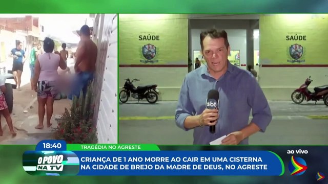 Criança de 1 ano e 4 meses morre afogada em cisterna no Brejo de Madre de Deus, no Agreste