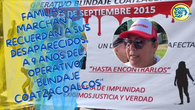 Familias marchan y recuerdan a sus desaparecidos, a 9 años del operativo Blindaje Coatzacoalcos