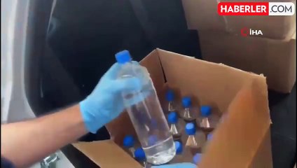 Samsun'da Şüpheli Araçta 320 Litre Etil Alkol Ele Geçirildi