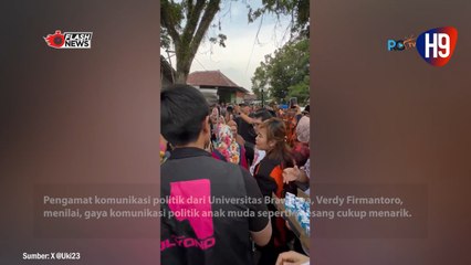 Kaesang Kenakan Rompi Bertuliskan "Putra Mulyono" saat Blusukan