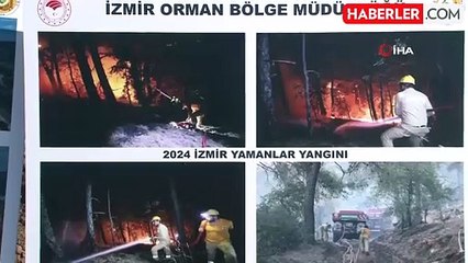 İzmir'de Yanan Ormanlık Alana 1 Milyon 100 Bin Fidan Dikilecek