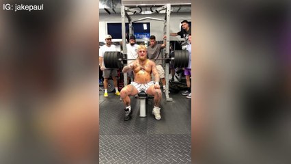 Jake Paul aparece con sobrepeso en un vídeo de entrenamiento previo a la pelea con Mike Tyson