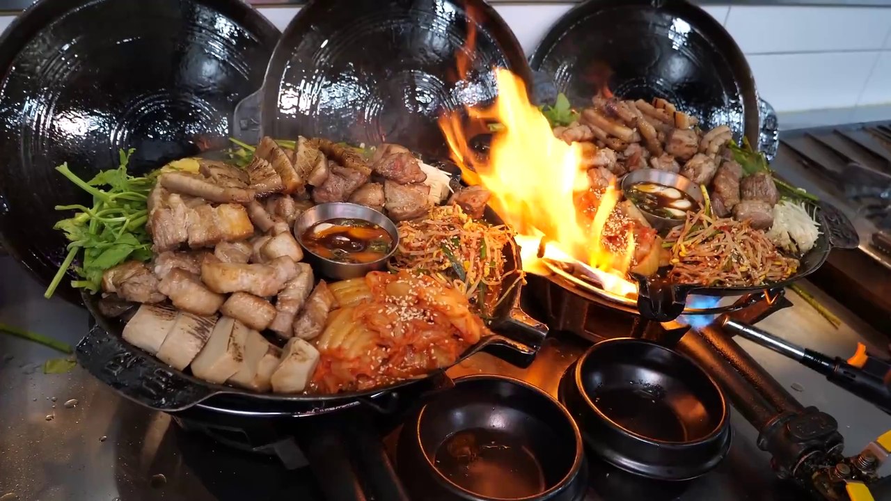 Best Ever Korean-style Barbecue!! Grilled Pork BBQ, Sold 6 Tons a Month - Korean street food