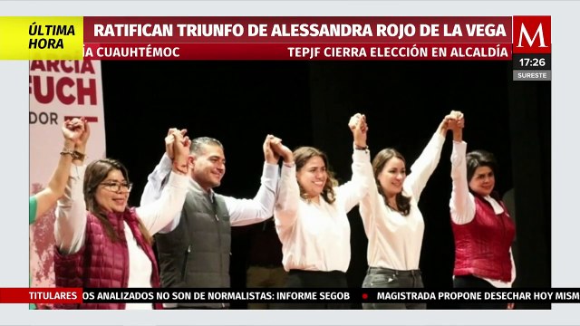Caty Monreal se declara decepcionada tras la ratificación del triunfo electoral de Rojo de la Vega