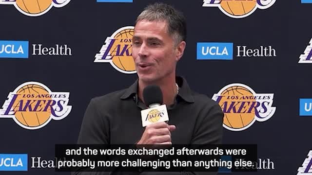 'Words exchanged afterwards' - Lakers GM on amusing LeBron-Bronny moment