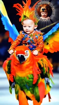 Ai Baby Fashion show #ai #cute #baby #fashion #shorts #viral #youtubeshorts #animals