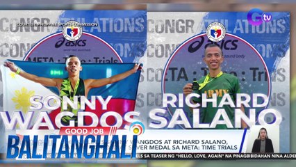 PHL athletes Sonny Wangdos at Richard Salano, panalo ng gold at silver medal sa Meta: Time Trials | Balitanghali