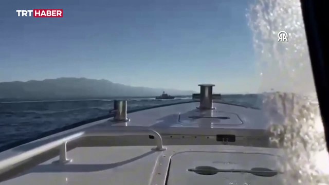 Balıkçı teknesini taciz eden Yunanistan Sahil Güvenlik unsuru bölgeden uzaklaştırıldı