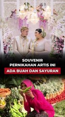 Souvenir Pernikahan Artis Ini Ada Buah dan Sayuran