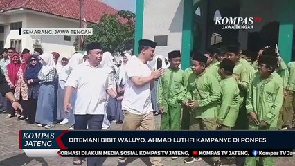 Ditemani Bibit Waluyo, Ahmad Luthfi Kampanye di Ponpes