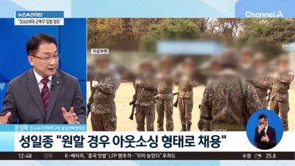 성일종, 병력 부족 해결책으로 “5060 투입”