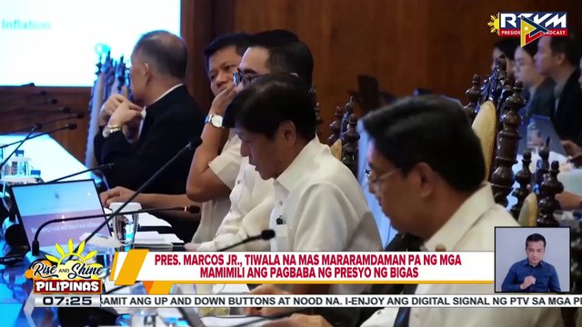 PBBM, tiwala na mas mararamdaman pa ng mga mamimili ang pagbaba ng presyo ng bigas; mga hakbang para mapabagal ang food inflation lalo na sa bigas, tiniyak