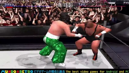 Sabu vs Taz - Wrestling Allstars 96-98 Playstation Extreme Championship Wrestling (ECW)