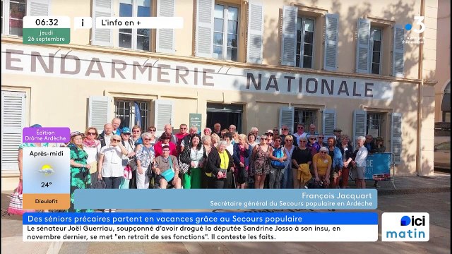 L'opération vacances séniors du Secours populaire de l'Ardèche