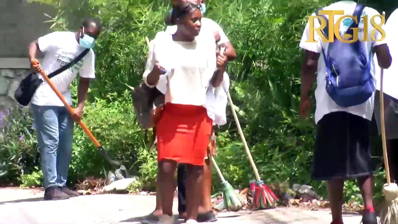 Ministè anviwònman reyalize yon vizit sou travay netwayaj,kiraj nan Laboule, Thomassin ak Juvénat