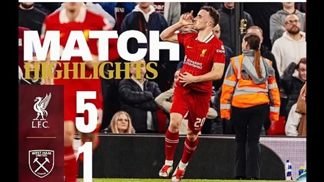 Jota, Salah & Gakpo score in FIVE goal win! _ Liverpool 5-1 West Ham _ Carabao Cup Highlights