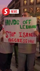 Hundreds protest in Madrid in solidarity with Lebanon