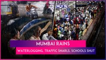 Mumbai Rains: Waterlogging, Traffic Snarls In Many Areas Due To Heavy Rains; Schools, Colleges Shut