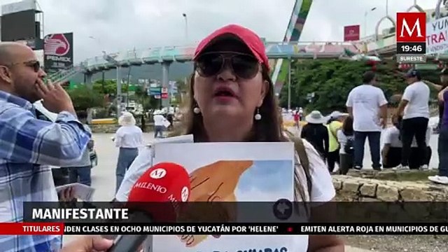 Trabajadores del Poder Judicial continúan lucha anti reforma con protesta en Chiapas