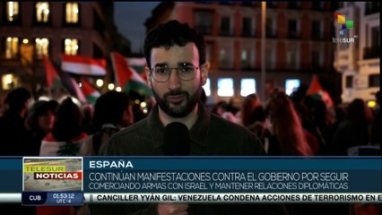 En España continúan protestas contra el gobierno por mantener relaciones con Israel