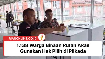 1.138 Warga Binaan Rutan Akan Gunakan Hak Pilih di Pilkada