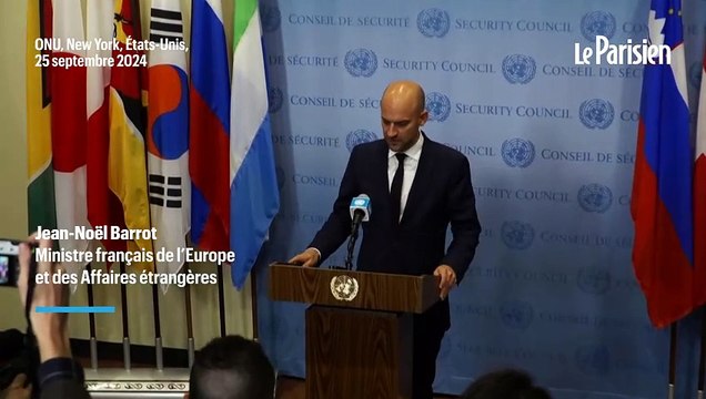 « La situation au Liban menace d'atteindre un point de non-retour », estime Jean-Noël Barrot à l’ONU
