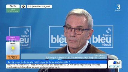 Eric Servat, président du comité national français du programme hydrologique intergouvernemental de l'Unesco