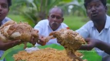 India, village people making food