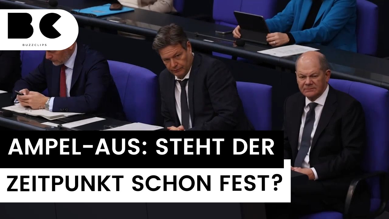 Bundesregierung: Zeitpunkt für Aus der Ampel steht offenbar