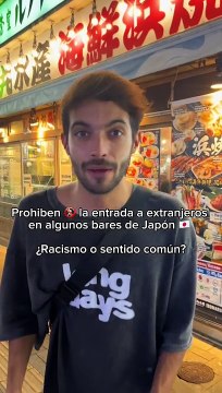 Espanhol impedido de entrar em bares no Japão. Racismo? Há um motivoEspanhol impedido de entrar em bares no Japão. Racismo? Há um motivo
