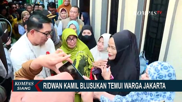 Blusukan ke Pancoran, Ridwan Kamil Kenalkan Program Dokter Keliling hingga untuk Lansia
